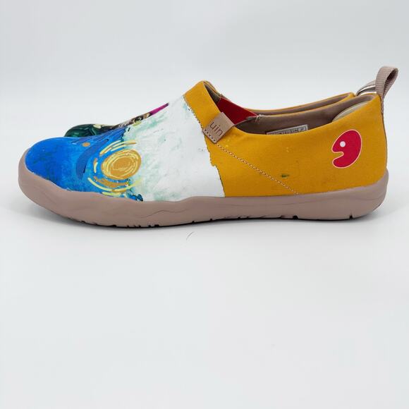 UIN The Cat Master Toledo Art Travel Canvas Slip-On Loafters Mens Size 12 - Picture 5 of 12